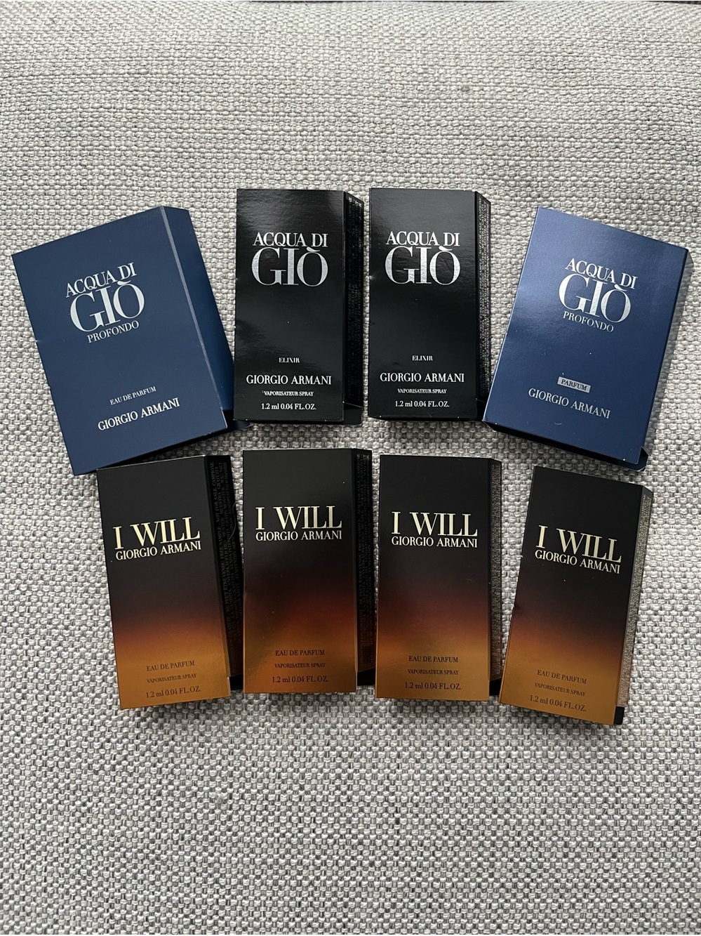 8/19$ Giorgio Armani Men's Fragrance Set